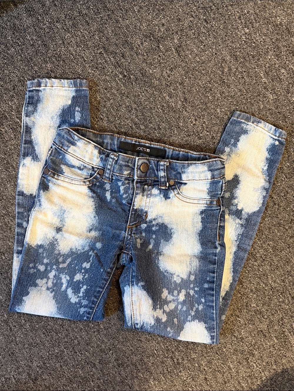 Joe's Jeans Girls' Bleached Stained Skinny Jeans - Size 6X